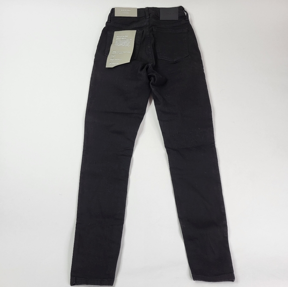 Everlane Black Curvy High Rise Skinny Jeans sz 26 regular - Picture 5 of 6